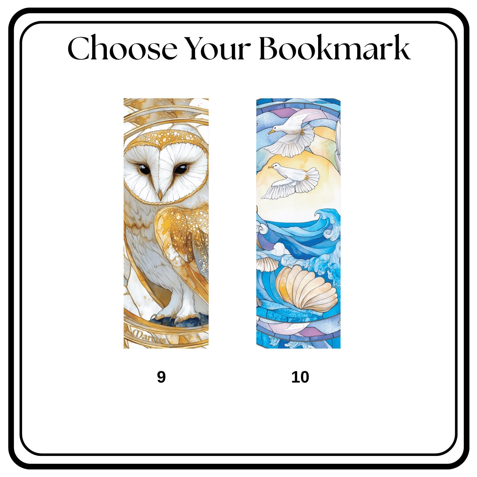 Stain Glass Bookmarks Unique Transparent Bookmark Gift for Book Lovers Unique Bookish Accessories