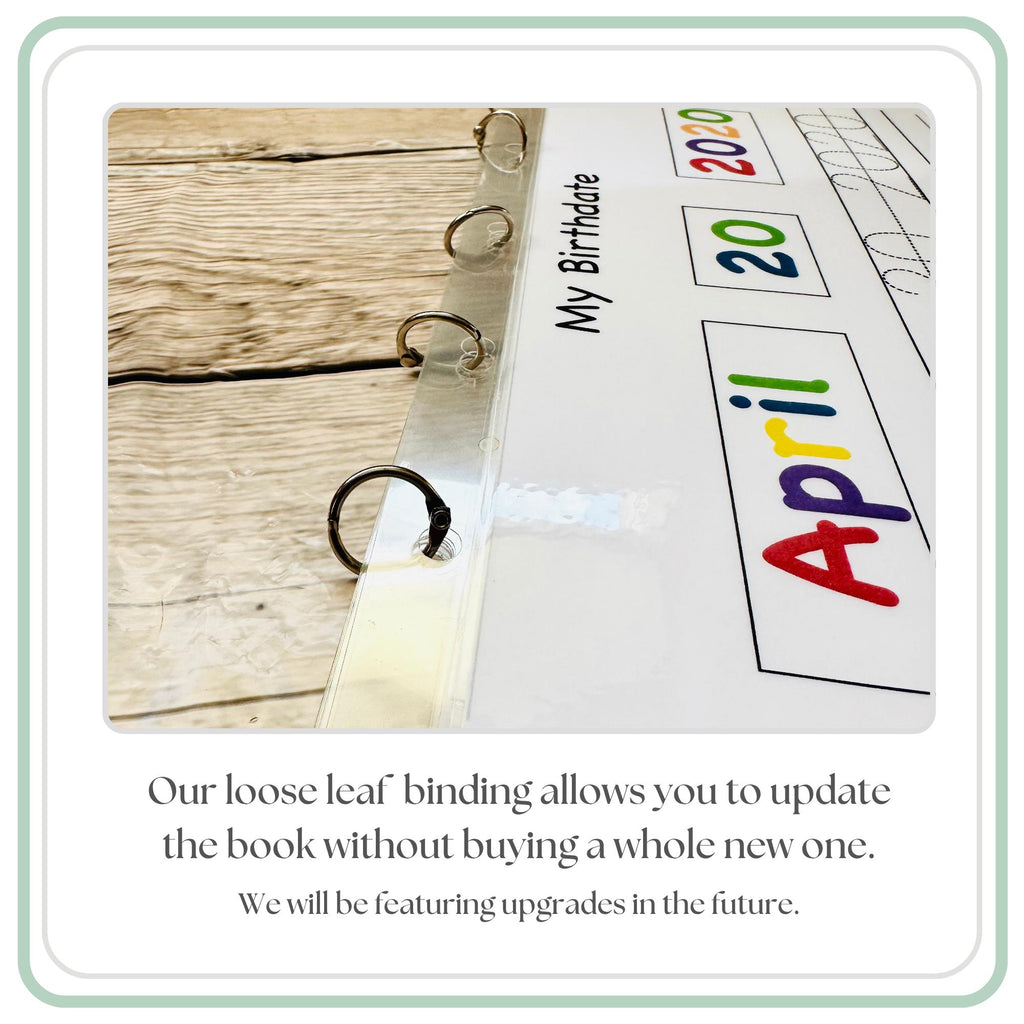 Name Tracing Worksheet Book for Preschool Learning Activity Book Page Alphabet Practice Letter Recognition Learning Tool for Teaching