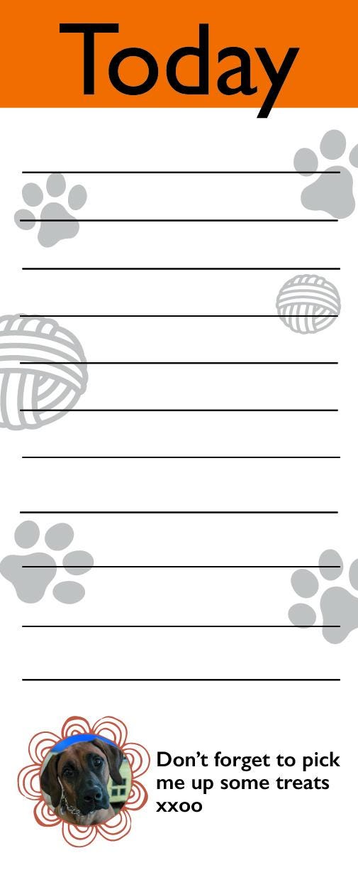 Personalized Photo Notepad Custom Stationery Gift for Family Pet Photo Notepad Unique Writing Pad