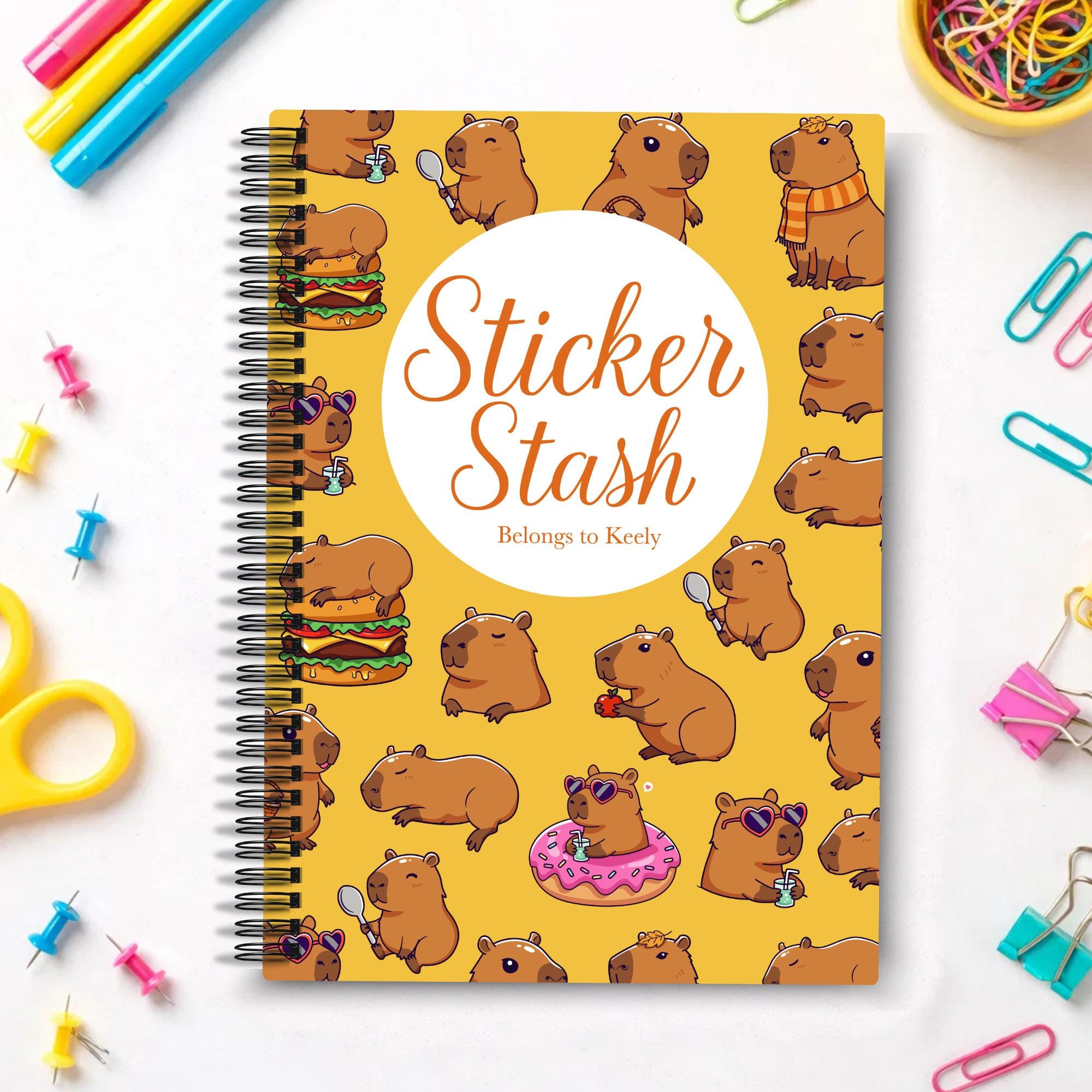 Adult Sticker Book Bundle Stylish Storage For Sticker Lovers Organize Your Stickers Fun and Chic