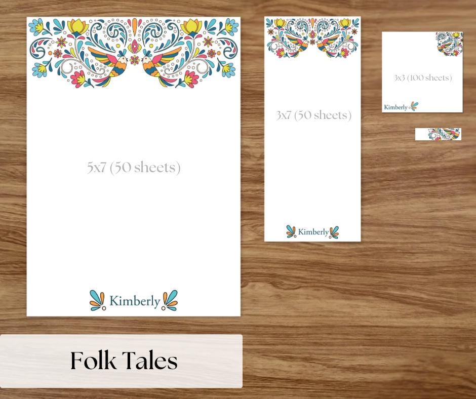 Personalized Stationery For Women Notepad Set Gift for Her Bridal Gift Wedding Planning Custom Design Paper Product