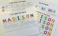 Name Tracing Worksheet Book for Preschool Learning Activity Book Page Alphabet Practice Letter Recognition Learning Tool for Teaching