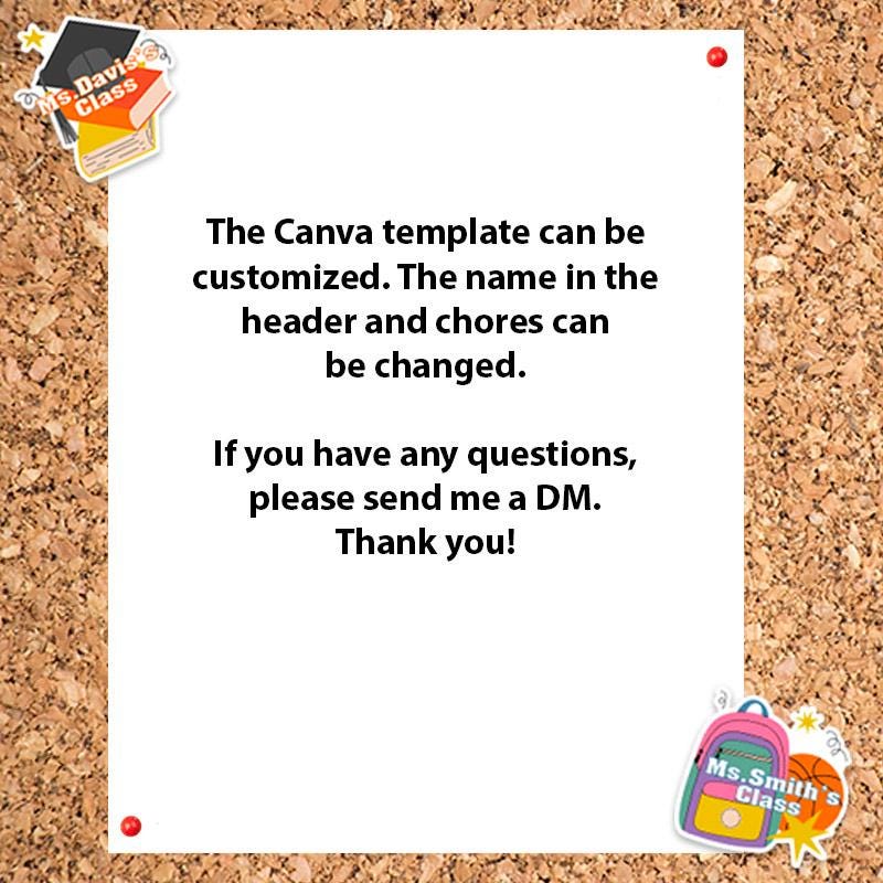 School Routine Chart Daily Schedule Morning Routine Visual Guide Student Organization System Template Digital Download Homework Tracker