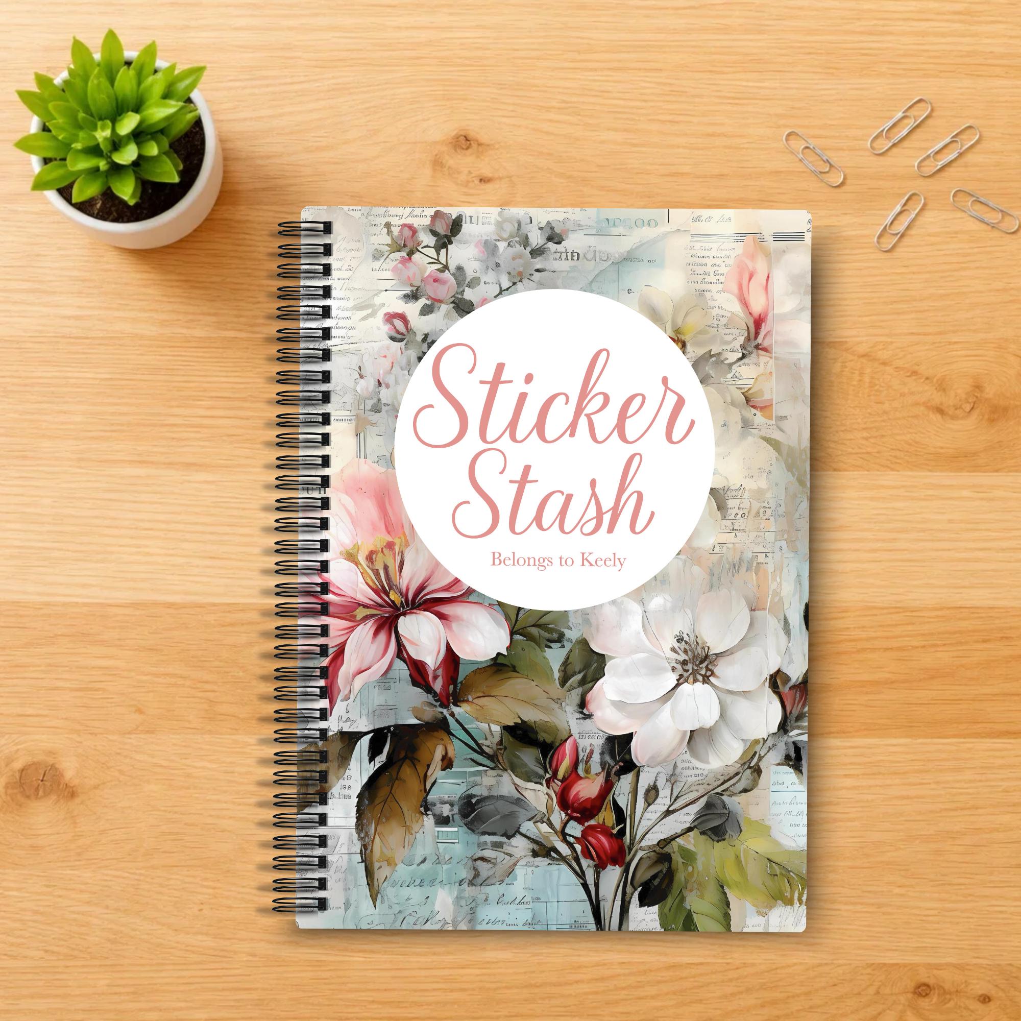 Adult Sticker Book Bundle Stylish Storage For Sticker Lovers Organize Your Stickers Fun and Chic