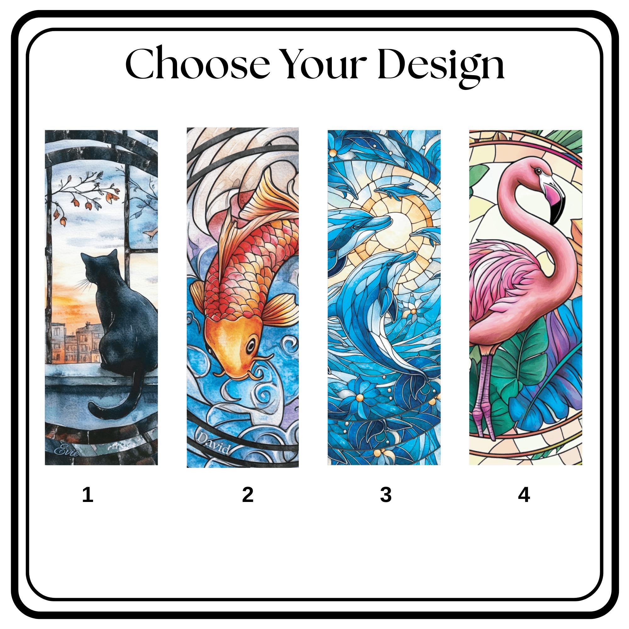 Stain Glass Bookmarks Unique Transparent Bookmark Gift for Book Lovers Unique Bookish Accessories