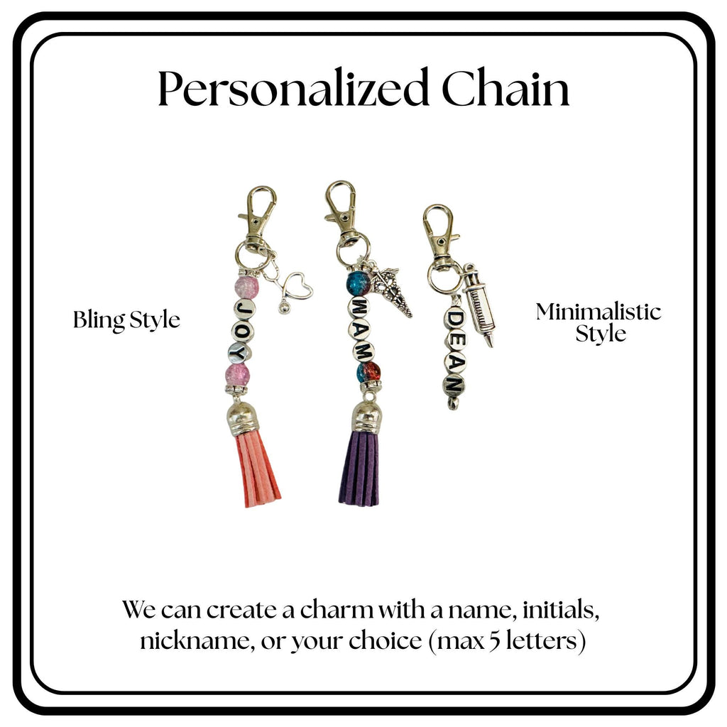 Personalized Nursing Badge Pens Set Mini Pens Keychain Accessories Gift Reel Tools for Medical Professionals