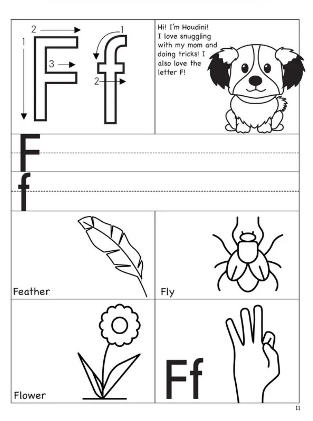 Printable ABC Coloring Book Preschool Learning Activity Page Teaching Resource for Preschool Letter Sign Language Learning Material