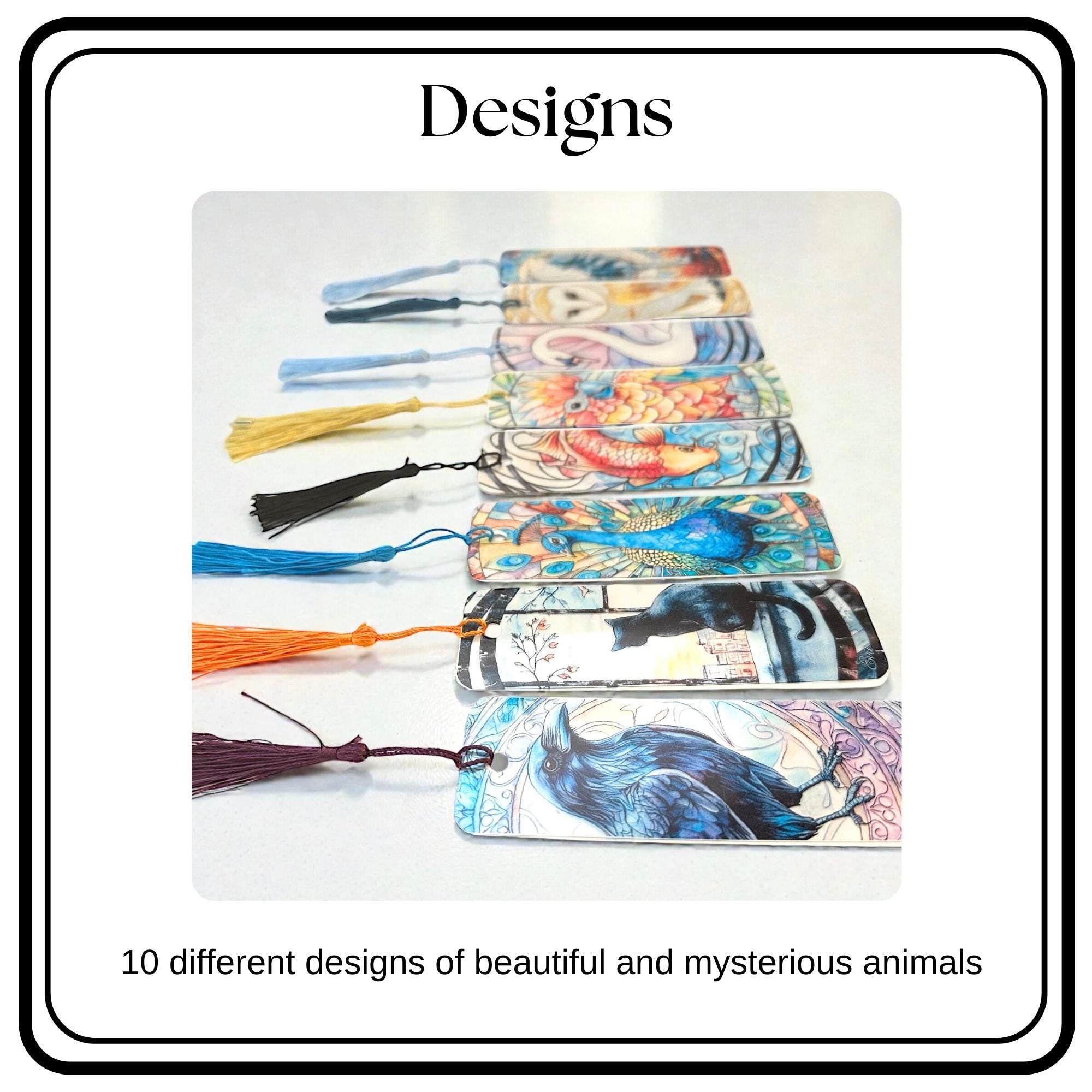 Stain Glass Bookmarks Unique Transparent Bookmark Gift for Book Lovers Unique Bookish Accessories