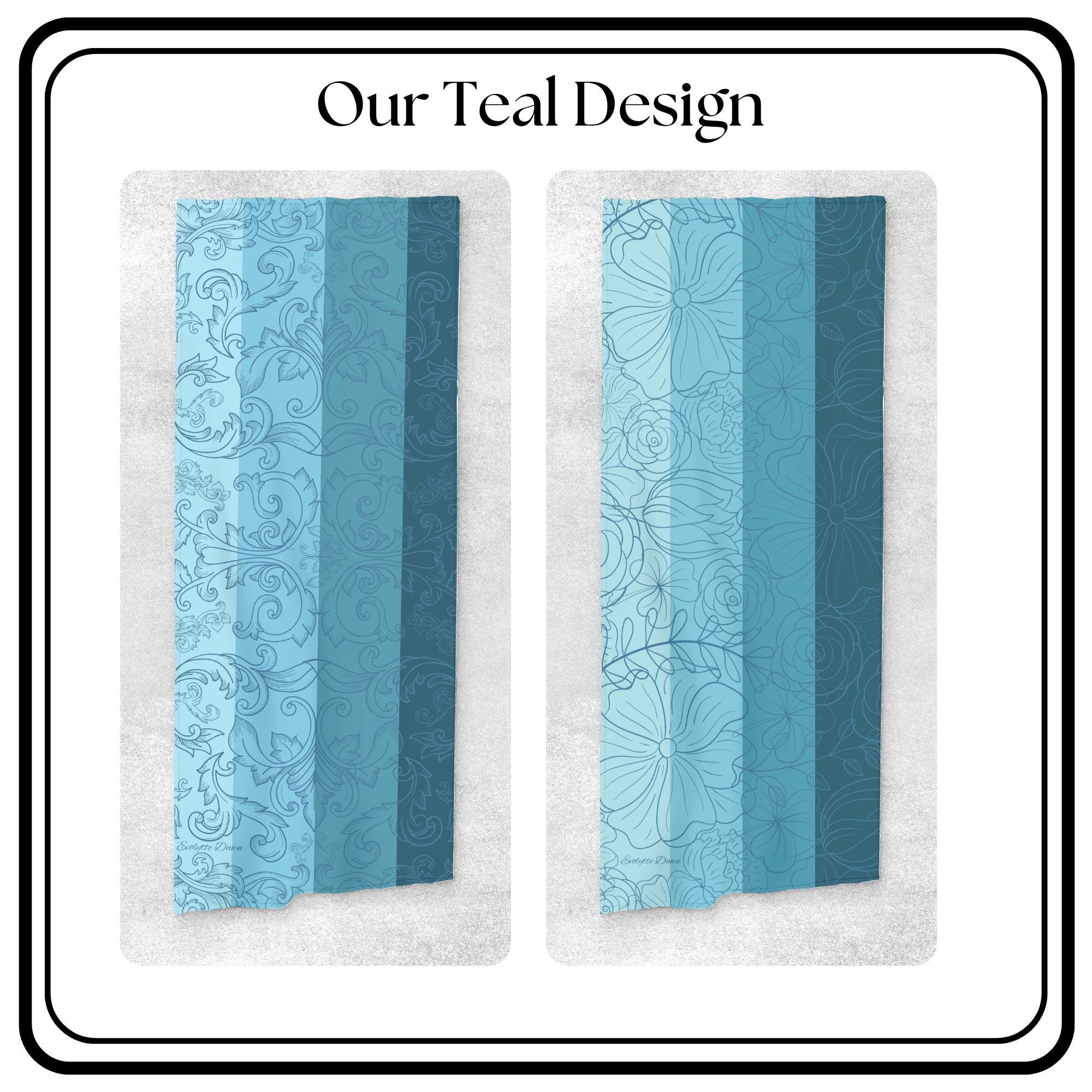 Personalized Scarf Fashion Accessory Personalized Gift Idea For Women Neck Wrap Style Bandana Flower Pattern Custom Design Filigree Detail